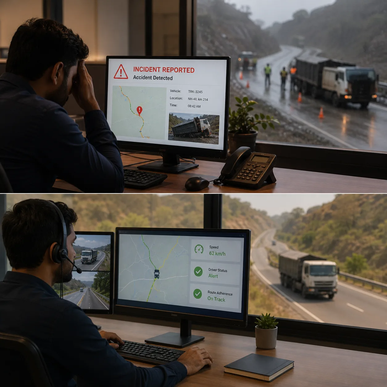 Managed Control Tower vs Traditional Fleet Monitoring: What’s the Difference?