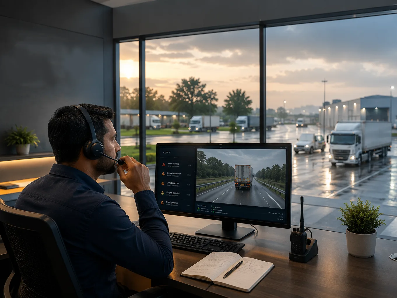 Two-Way Communication Systems: The Missing Link in Fleet Safety & Driver Coaching